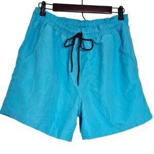 Rivers Cyan Blue Board Shorts Swim Trunks - Mens L - Chubby, Surf, Beach, Summer